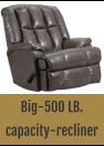 Big-500 LB. capacity-recliner